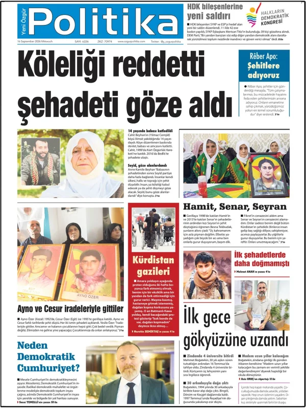 Son Gazete Manşeti