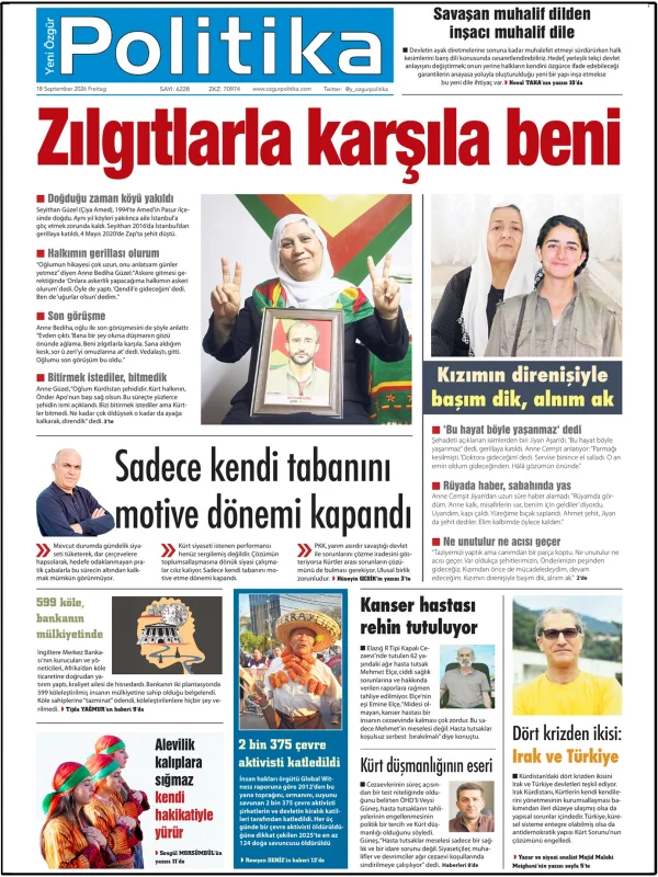 Son Gazete Manşeti