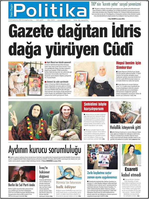 Son Gazete Manşeti