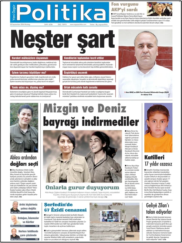 Son Gazete Manşeti
