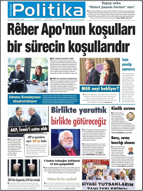 Son Gazete Manşeti