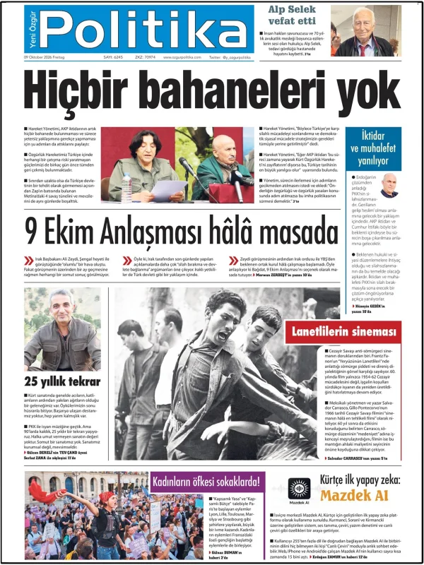 Son Gazete Manşeti