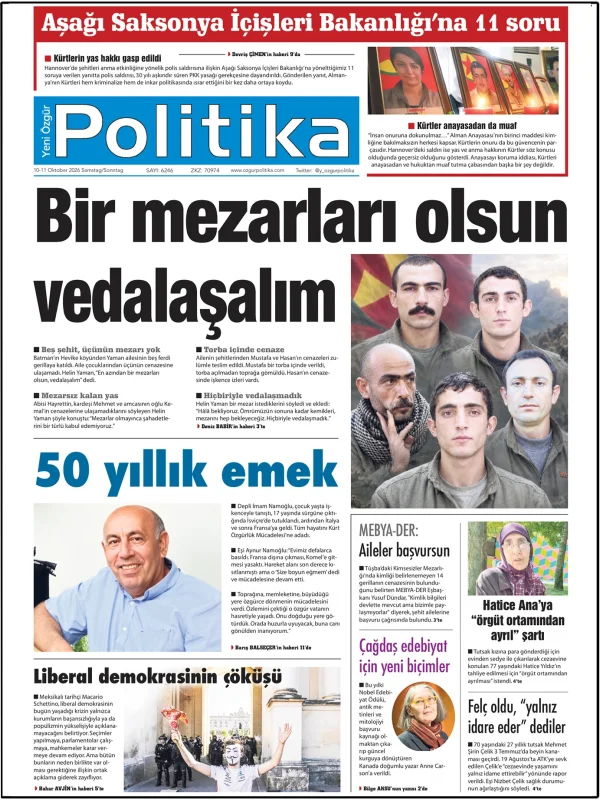 Son Gazete Manşeti