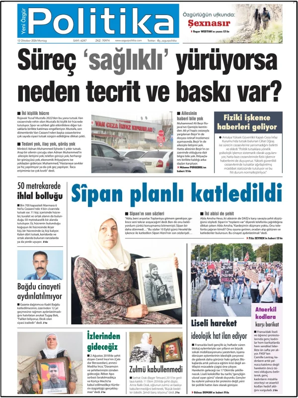 Son Gazete Manşeti