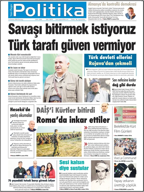 Son Gazete Manşeti