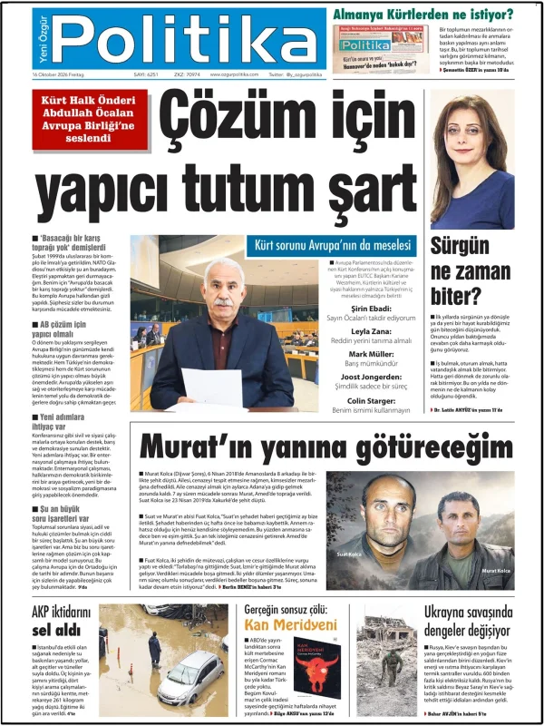 Son Gazete Manşeti