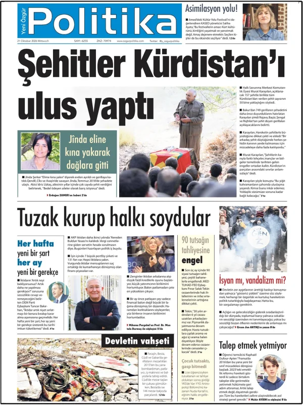 Son Gazete Manşeti