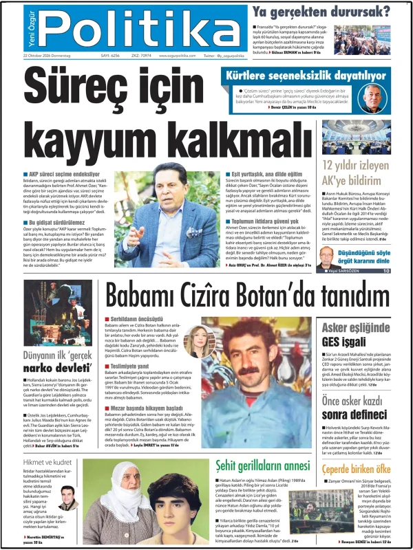 Son Gazete Manşeti