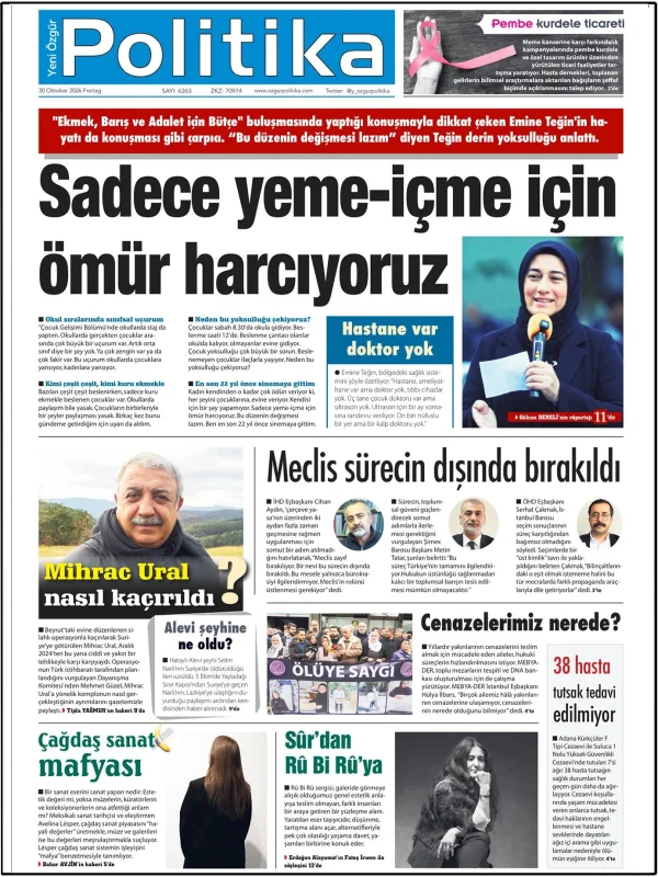Son Gazete Manşeti