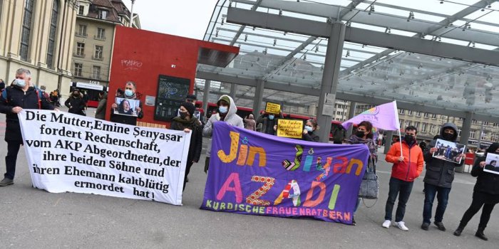 Şenyaşar ailesine Bern'den destek