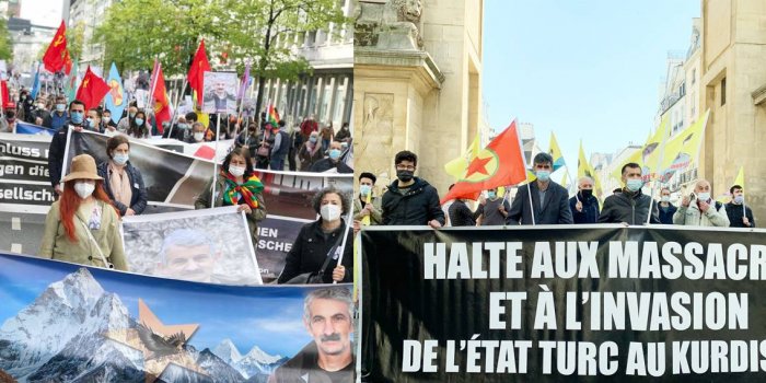 Avrupa'da işgal saldırılarına karşı eylem