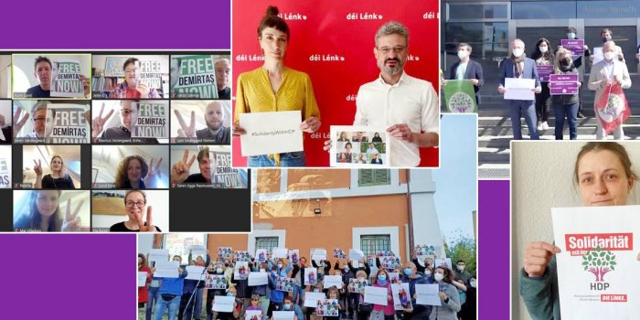 HDP ile dayanışma mesajları