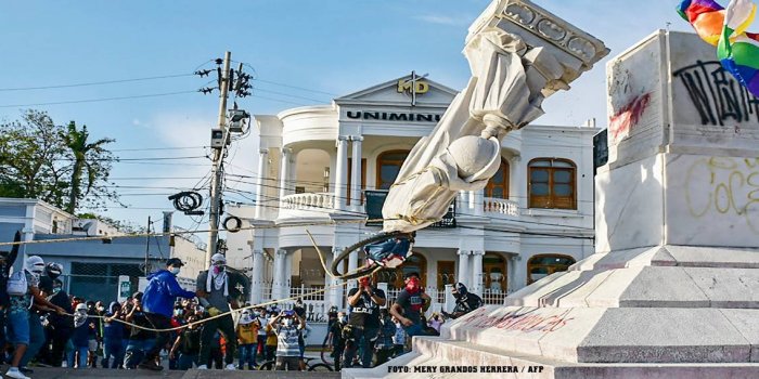 Kolombiya'da direniş sürüyor/ foto: AFP