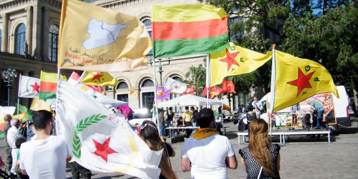 Hannover'de Rojava devriminin yıldönümü kutlandı