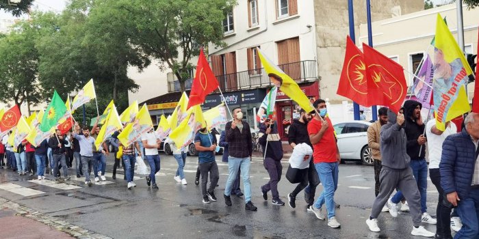 Gençler Drancy'de işgale ve tecride karşı yürüdü