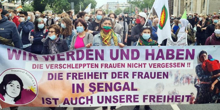 Şengal saldırısı protesto edildi