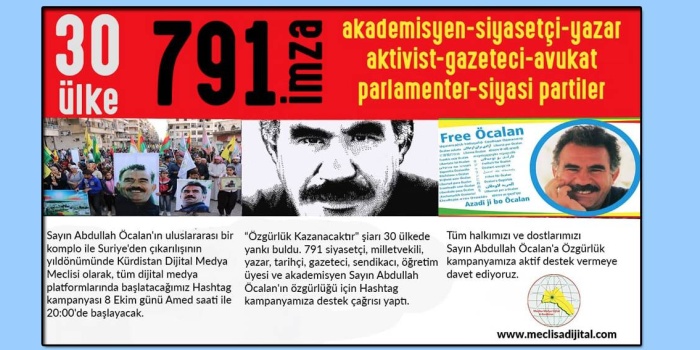 Kürdistan Dijital Medya Meclisi çağrı afişi