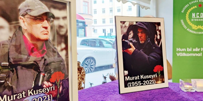 Murat Kuseyri, dostları tarafından Stockholm’de anıldı.