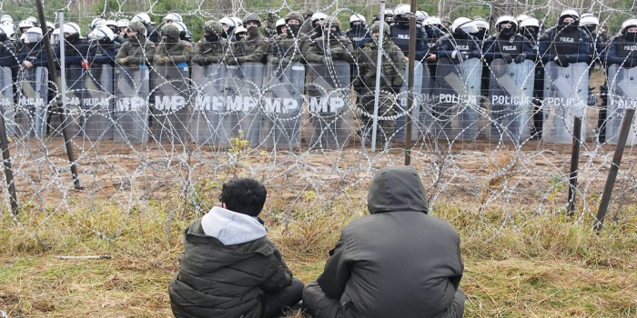 Polonya-Belarus sınırında mülteciler ölüme terk edildi / foto: AFP