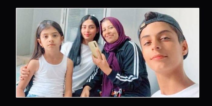 Kajal Hüseyin ve kızı Hadia, Hesty ve oğlu Mobin...