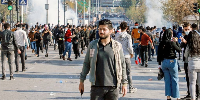Güney Kürdistan'da öğrenci eylemleri/foto:AFP
