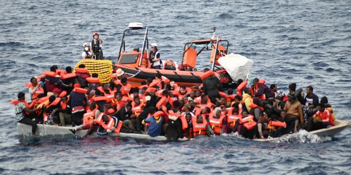 Göçmenler AB’ye en çok Akdeniz üzerinden giriş yaptı.