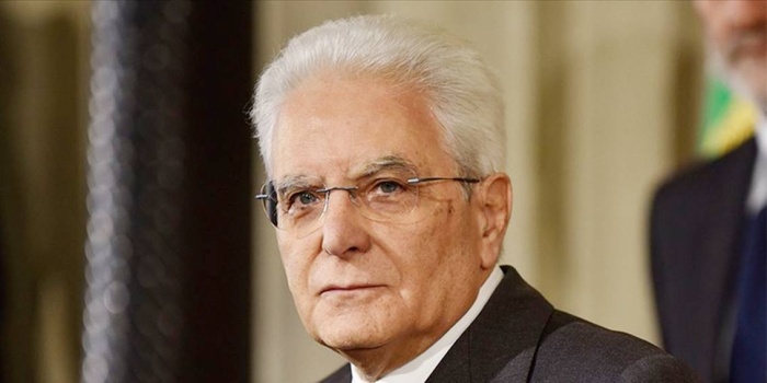 İtalya cumhurbaşkanı Sergio Mattarella