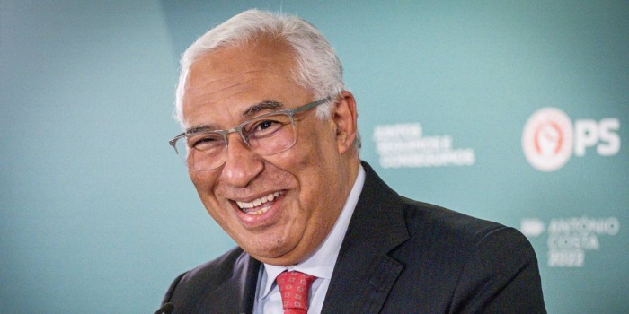 Portekiz Başbakanı ve Sosyalist Parti (PS) lideri Antonio Costa sonuçtan oldukça memnun. Foto: AFP