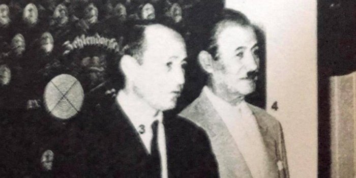 Ağrı Direnişi’nin önderi İhsan Nuri ve Kürt aydını İsmet Şerif Vanlı, 1960, Berlin.