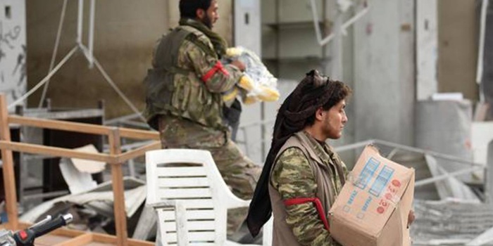 Türk destekli çetelerin Efrîn'deki hırsızlıkları
