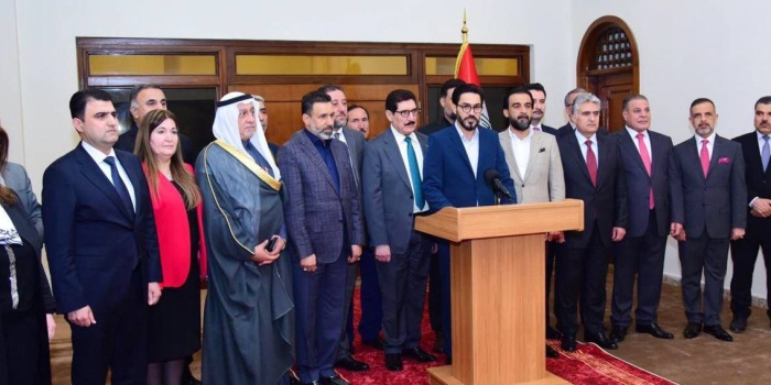  İttifakın ilanı Bağdat’ta basın toplantısıyla duyuruldu.