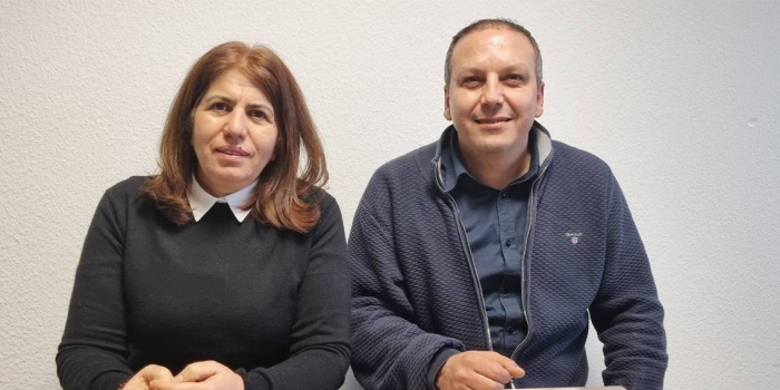 KON-MED Eşbaşkanları Zübeyde Zümrüt ve Engin Sever