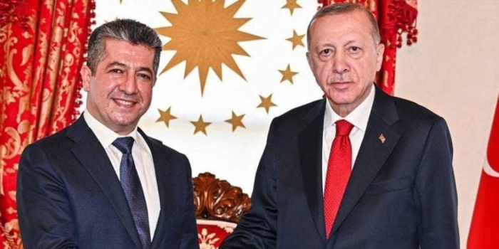 Barzani - Erdoğan