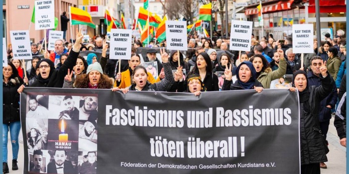 Almanya’nın Hanau kentinde 19 Şubat 2020’de Tobias Rathjen’in 9 göçmen genci ırkçı saikle katletmesi ülkede protestolara neden olmuştu. ARŞİV
