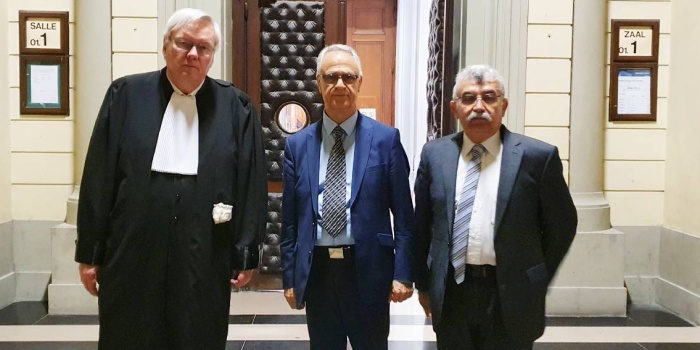 Avukat Jan Fermon, Remzi Kartal ve Zübeyir Aydar karar duruşmasına katıldı.