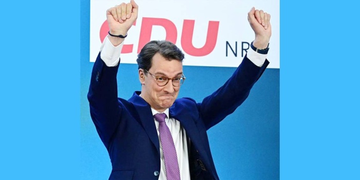 CDU’lu Eyalet Başbakanı Hendrik Wüst seçim sonuçlarını memnuniyetle karşıladı. 