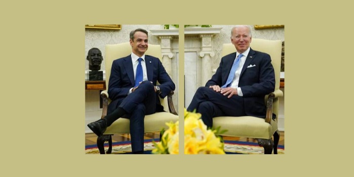 Kiryakos Miçotakis ve Joe Biden