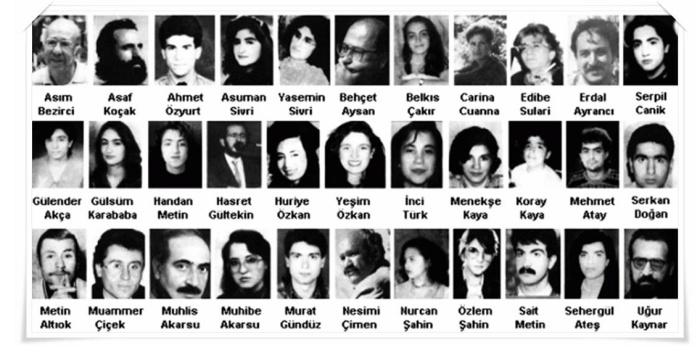 Madımak katliamında yaşamını yitirenler