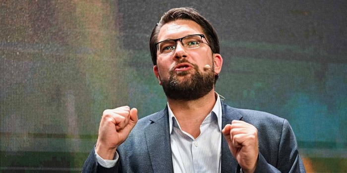Aşırı sağcı İsveç Demokratlarının lideri Jimmie Akesson