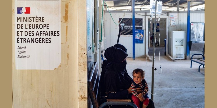 Dêrazor’da Al-Kasrah hastanesinde tedavi gören kolera hastaları / Foto:AFP