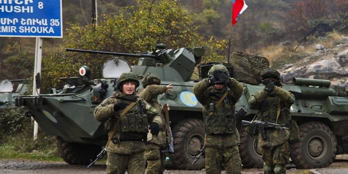 Laçin Koridoru'nda Rus Barış Gücü Askerleri