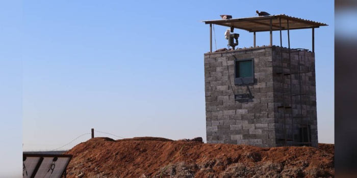 Kuzey-Doğu Suriye sınırındaki Türkiye’ye ait askeri mevziler