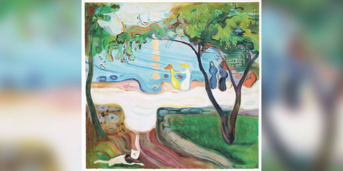 Edvard Munch’un “Sahilde Dans” adlı tablosu