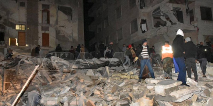 Hama'da depremin yarattığı yıkım