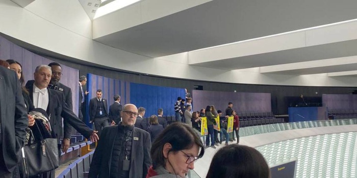 TCŞ ve TekoJIN öncülüğünde AP'da protesto gösterisi