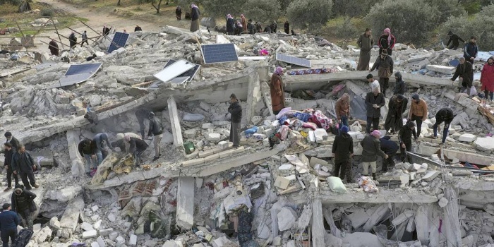 Suriye deprem alanı