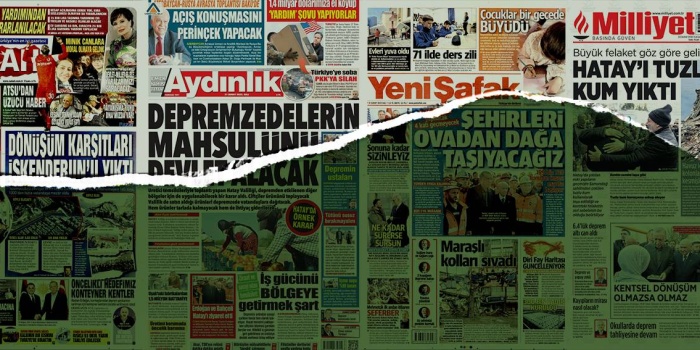 Deprem/Türk medyası