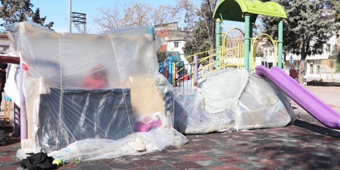 6 Şubat 2023 Depremi / Derme çatma çadırlar