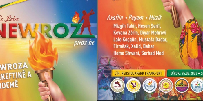 2023 Almanya Newroz afişi