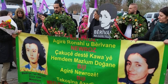 Ronahi ve Berivan Mannheim'de anıldı